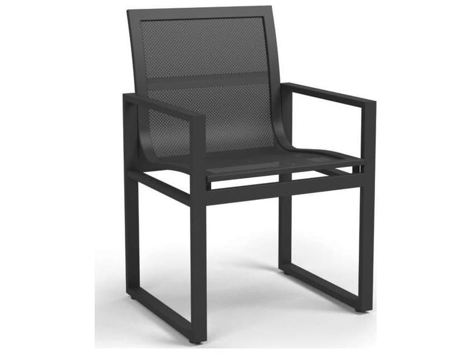 Allure Mesh Aluminum Dining Arm Chair