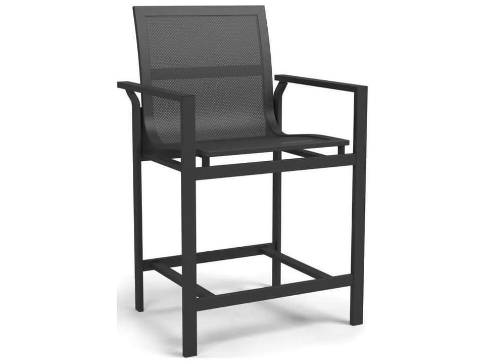 Allure Mesh Balcony Stool Outdoor Arm Stool
