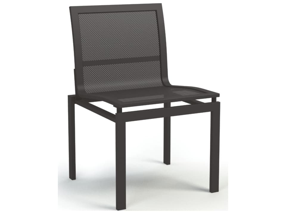 Allure Mesh Armless Stacking Dining Chair