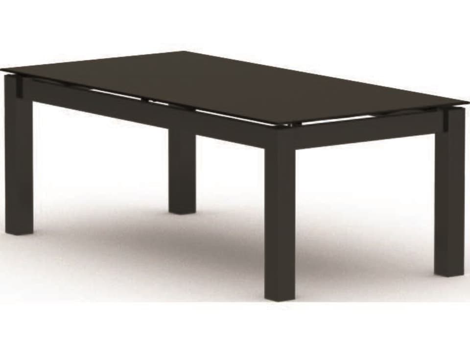 Mode 44-Inch x 22-Inch Aluminum Rectangular Patio Coffee Table