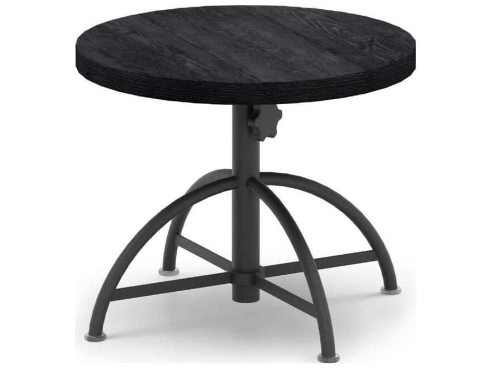Timber Tables Natural Series 30-Inch Round Adjustable End Table
