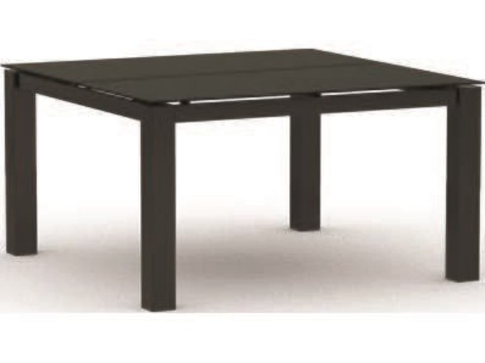 Mode 44-Inch Square Aluminum Chat Table