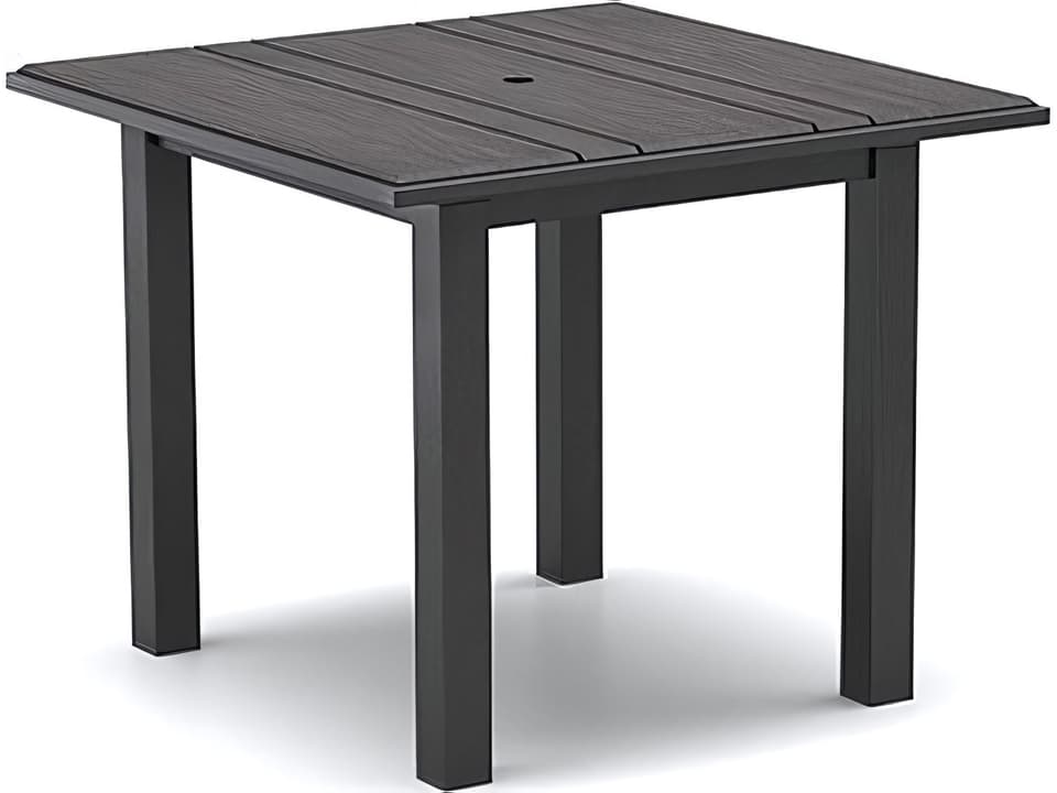 Medley 42 Inch Square Balcony Table with Post Base