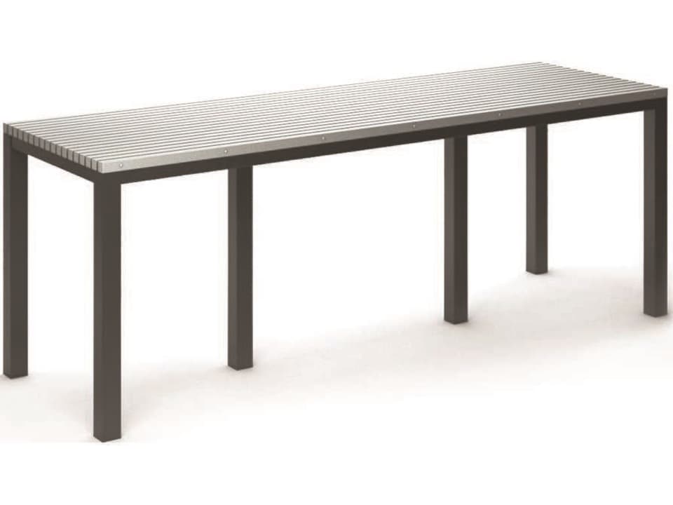 Eden 110-Inch Rectangular Bar Table with Recycled HDPE Top