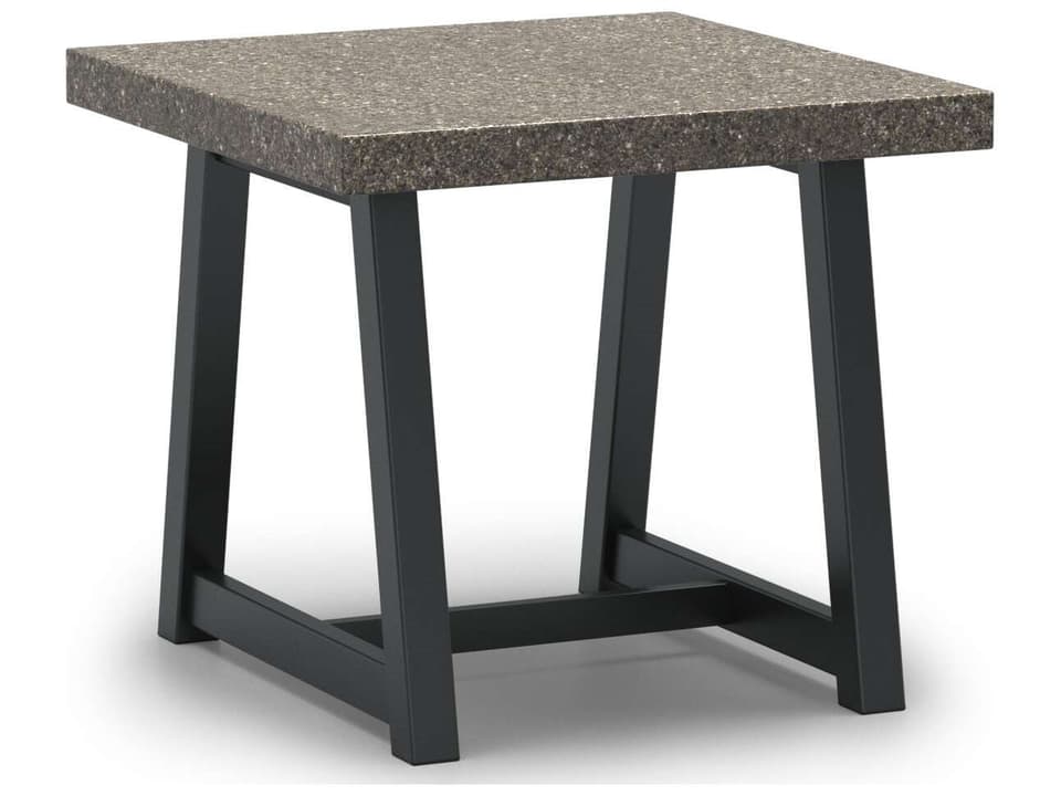 Stonegate Natural Series 24 Inch Square End Table with Trestle Base