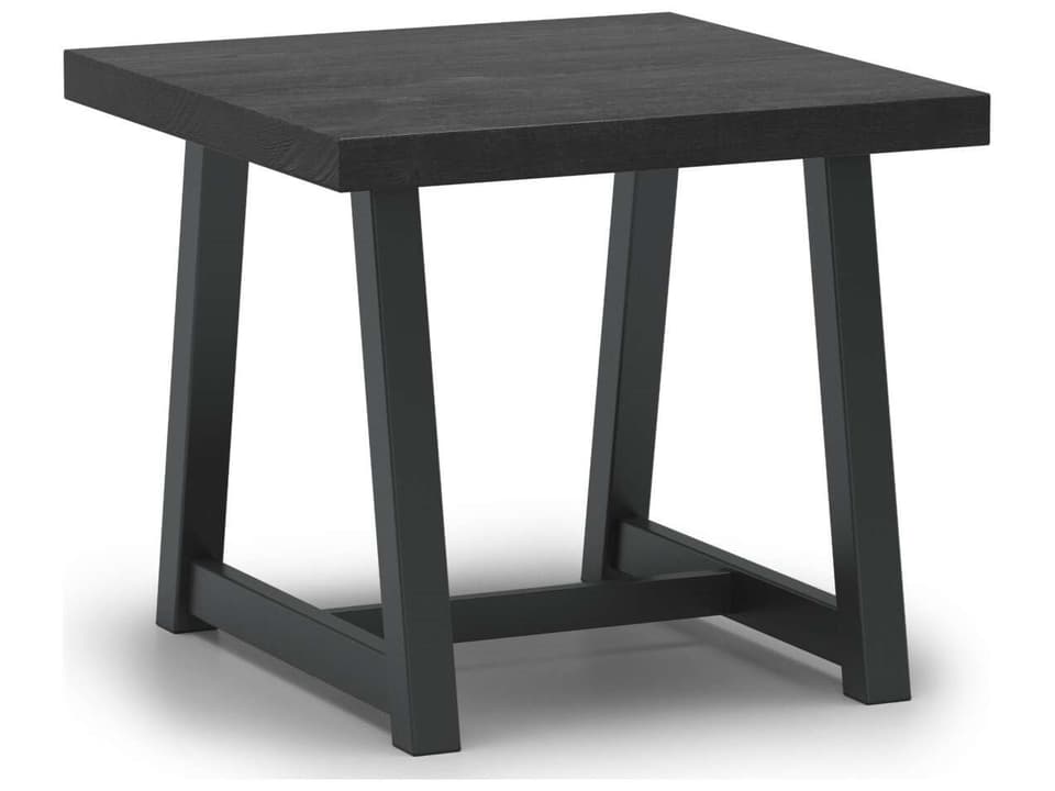 Timber Natural Series 24-Inch Square End Table with Trestle Base