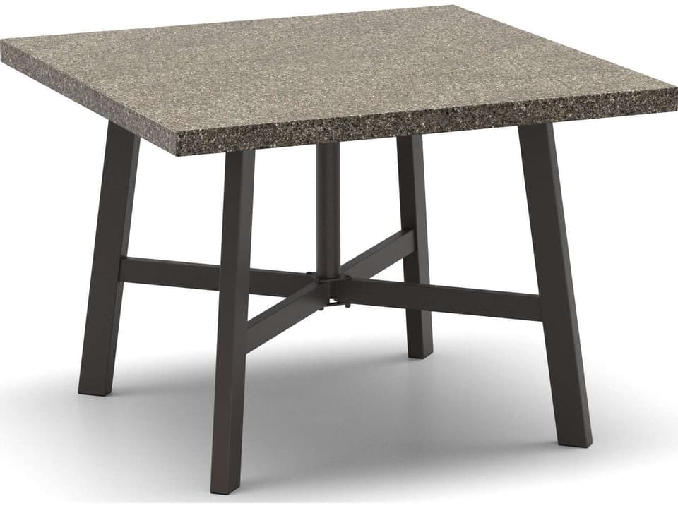 Stonegate Natural Series 42-Inch Square Dining Table with Trestle Base