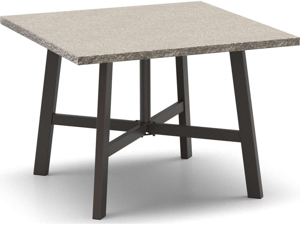Shadow Rock Natural Series 42" Round Dining Table in Trestle Base