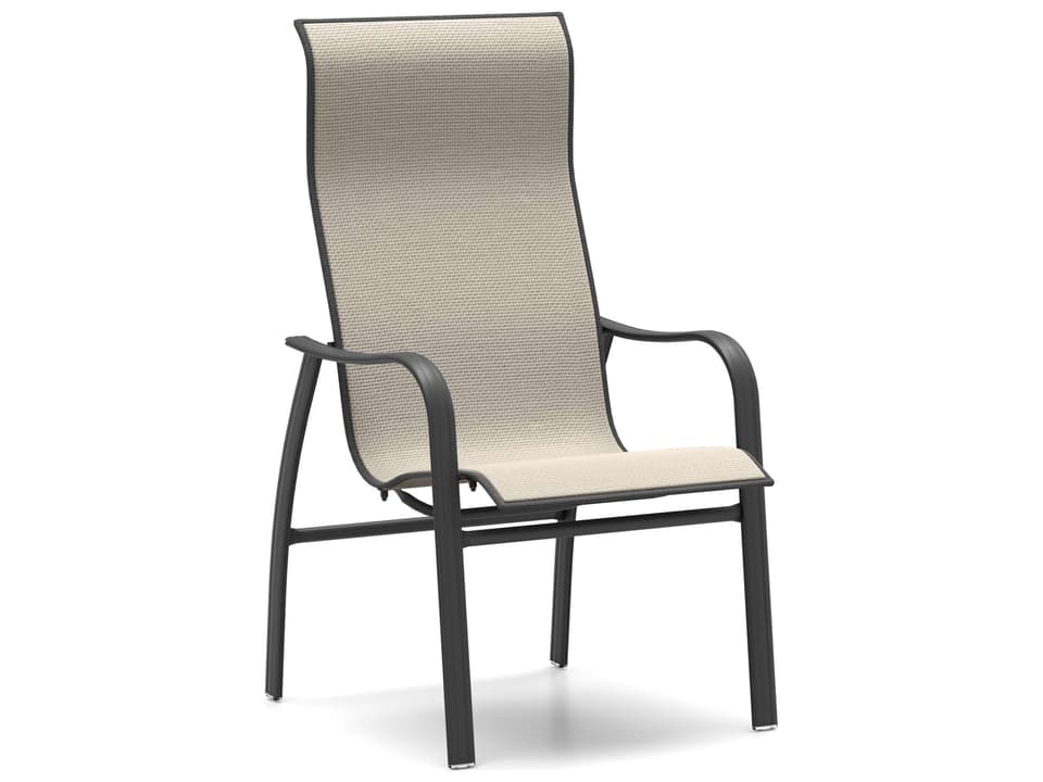 Holly Hill Sling Aluminum High Back Dining Chair