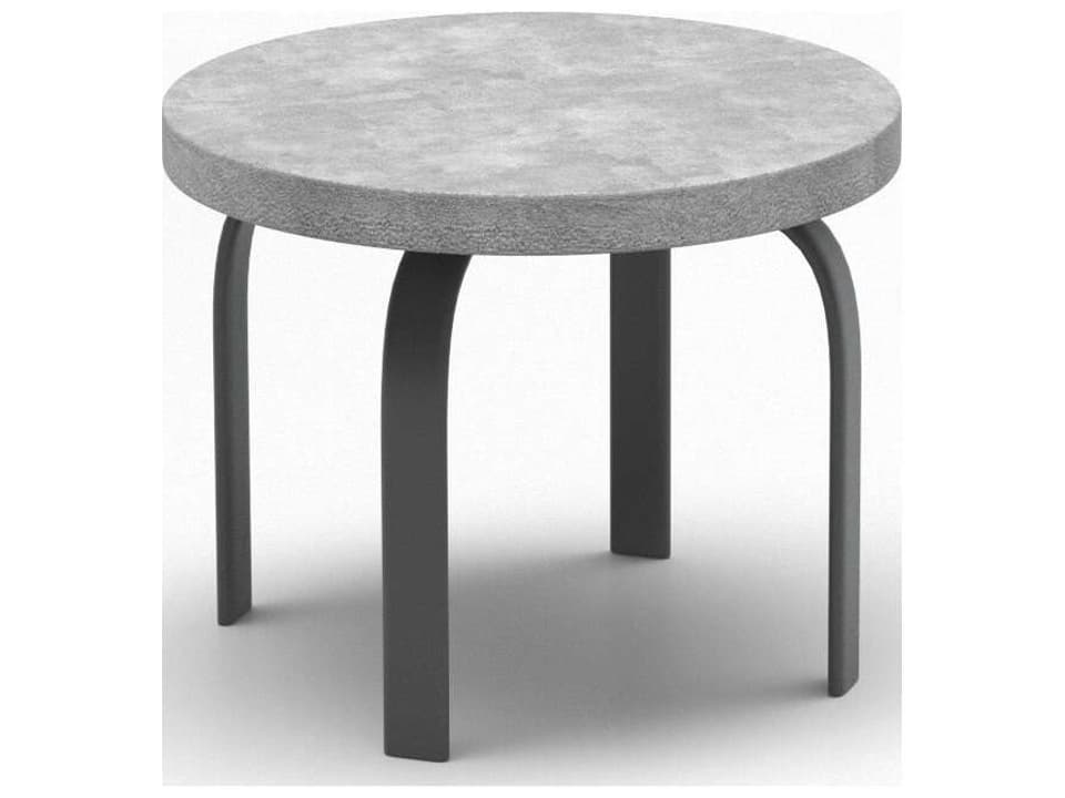 Concrete Natural Series 24 Inch Square End Table