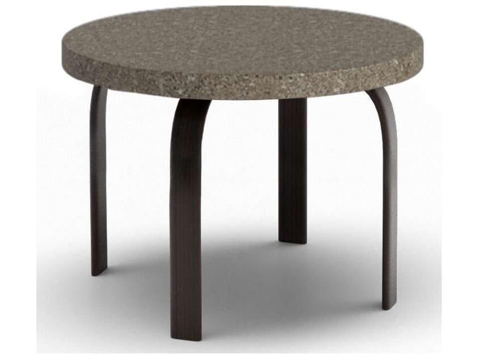 Stonegate Natural Series 24-Inch Round End Table with Universal Base