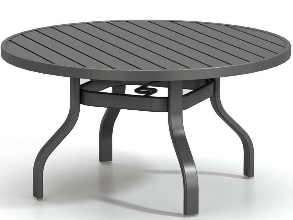 Latitude 42-Inch Round Aluminum Chat Table