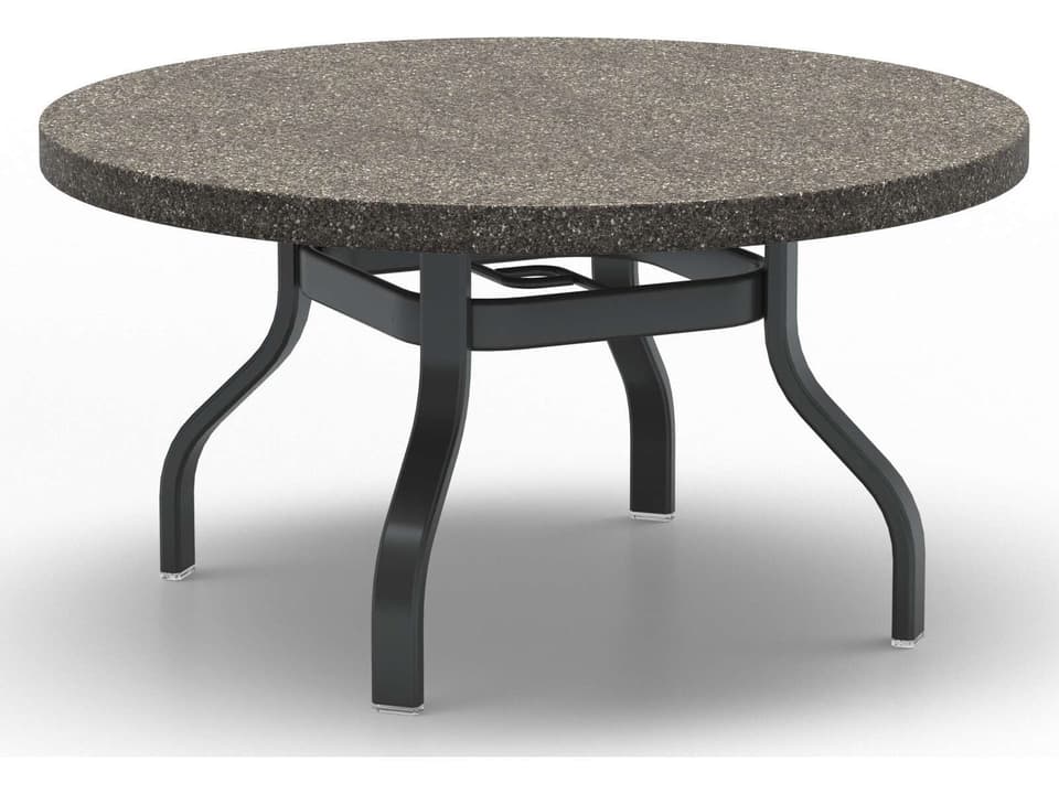 Stonegate Natural Series 42-Inch Round Chat Table with Faux Stone Top