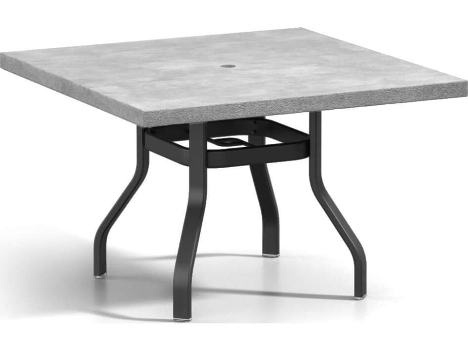 Natural Series Concrete 42 Inch Square Dining Table