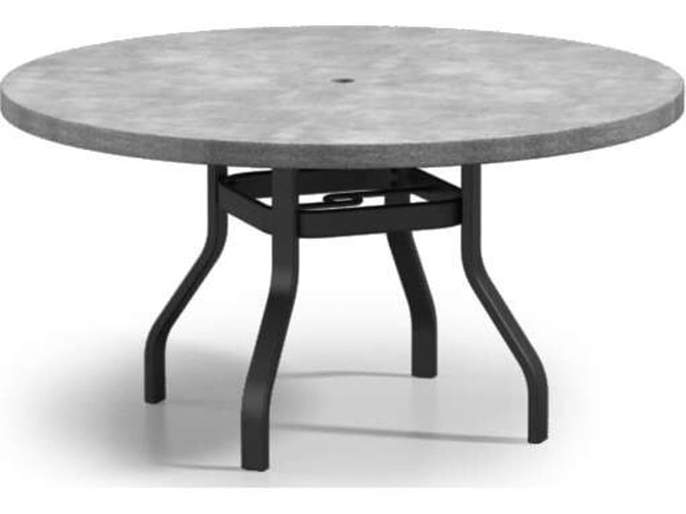 Natural Series 54-Inch Round Concrete Composite Dining Table