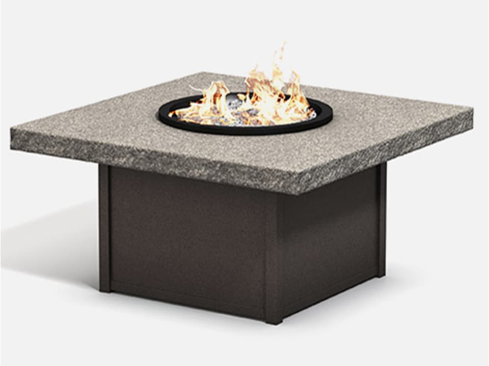 Shadow Rock 42-Inch Square Aluminum Fire Pit Table Top