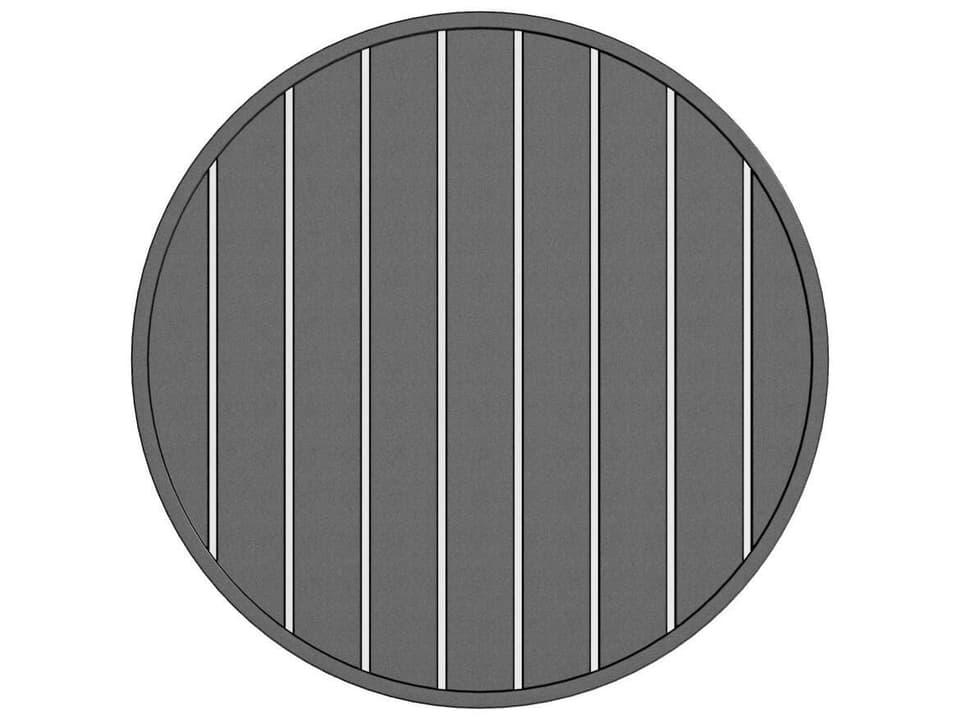 Latitude 30-Inch Round Aluminum Table Top
