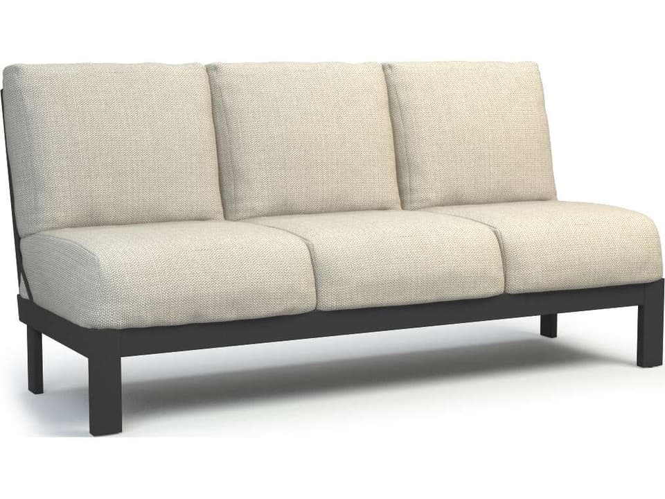 Elements 73-Inch Aluminum Modular Sofa