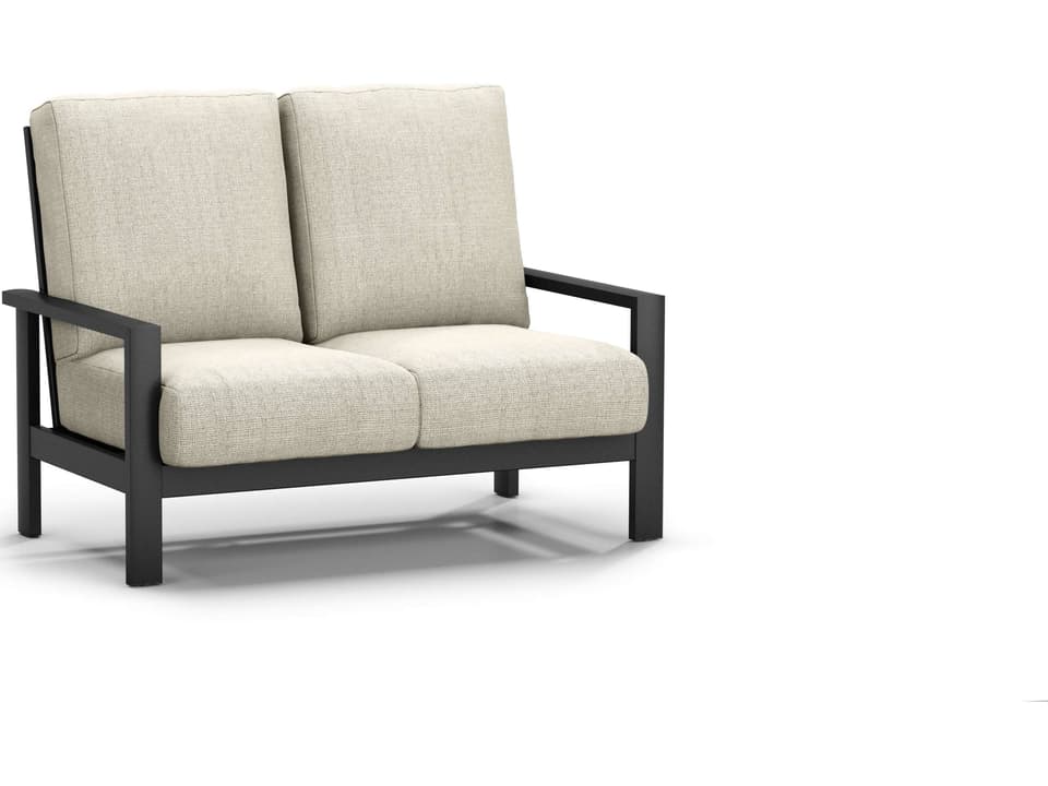 Elements Cushion Aluminum High Back Loveseat