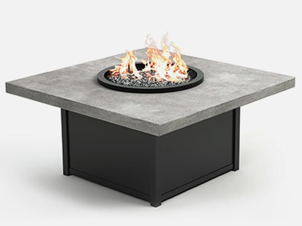 Aluminum Square Fire Pit Base