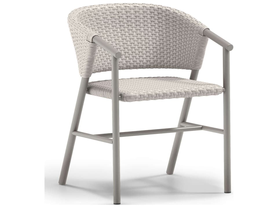 Capri Dining Armchair with Woven Material