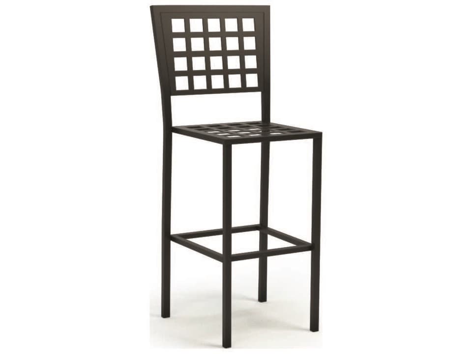 Manhattan Steel Outdoor Armless Bar Stool