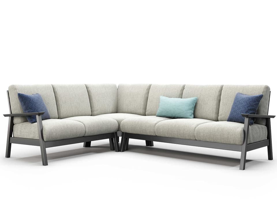 Revive Modular Aluminum Cushion Sectional Outdoor Patio Lounge Set