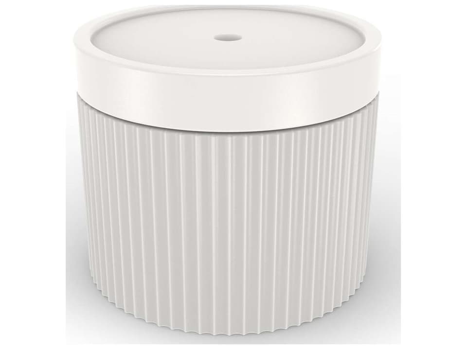 In-Pool Series 22.5-Inch Round Polyethylene End Table with Umbrella Hole