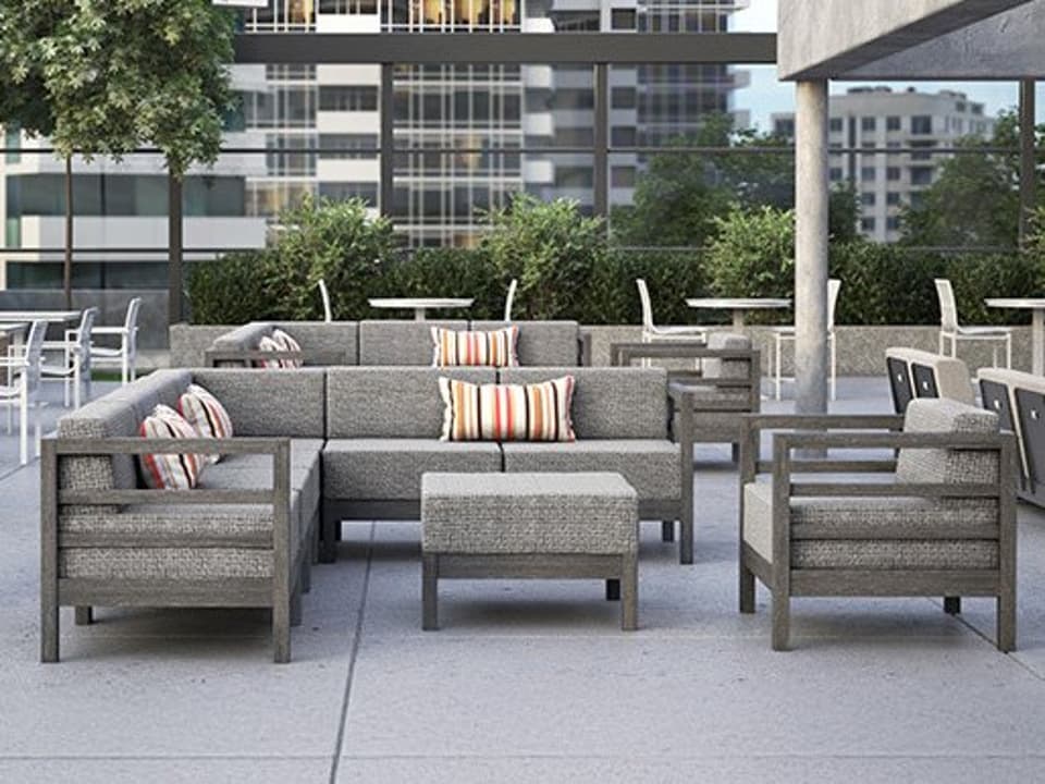 Willow Cushion Sectional?Lounge Set