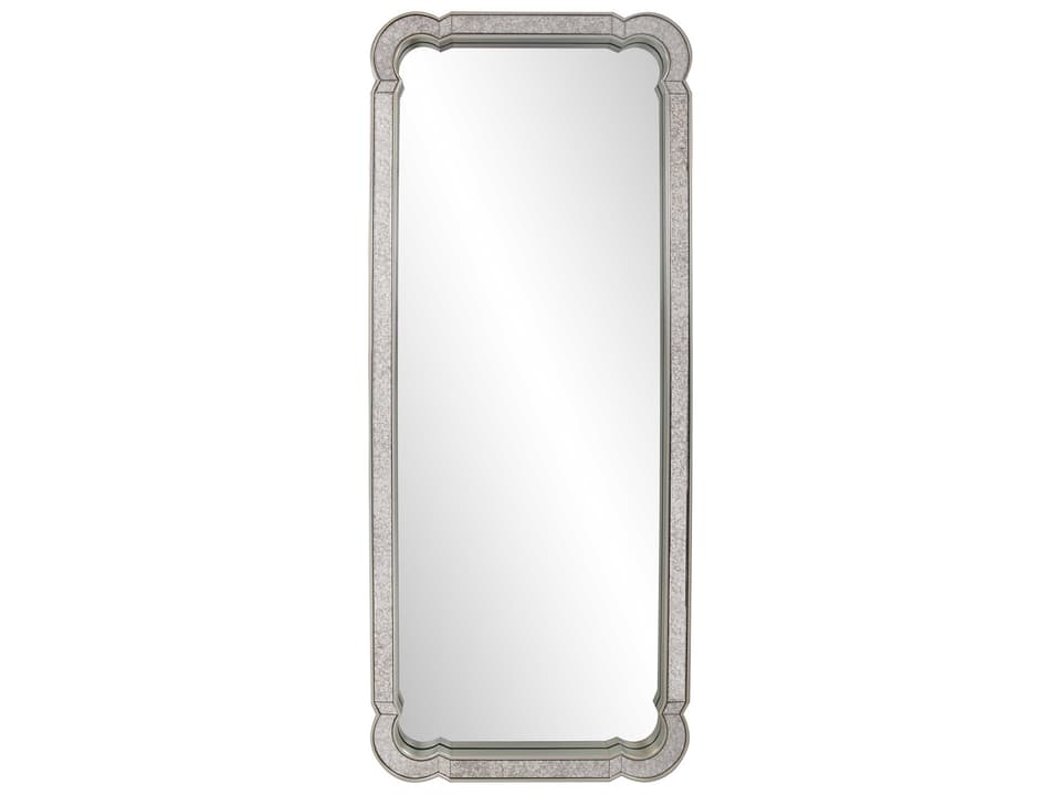 Artemis Rectangular Wall Mirror Champagne Silver Finish
