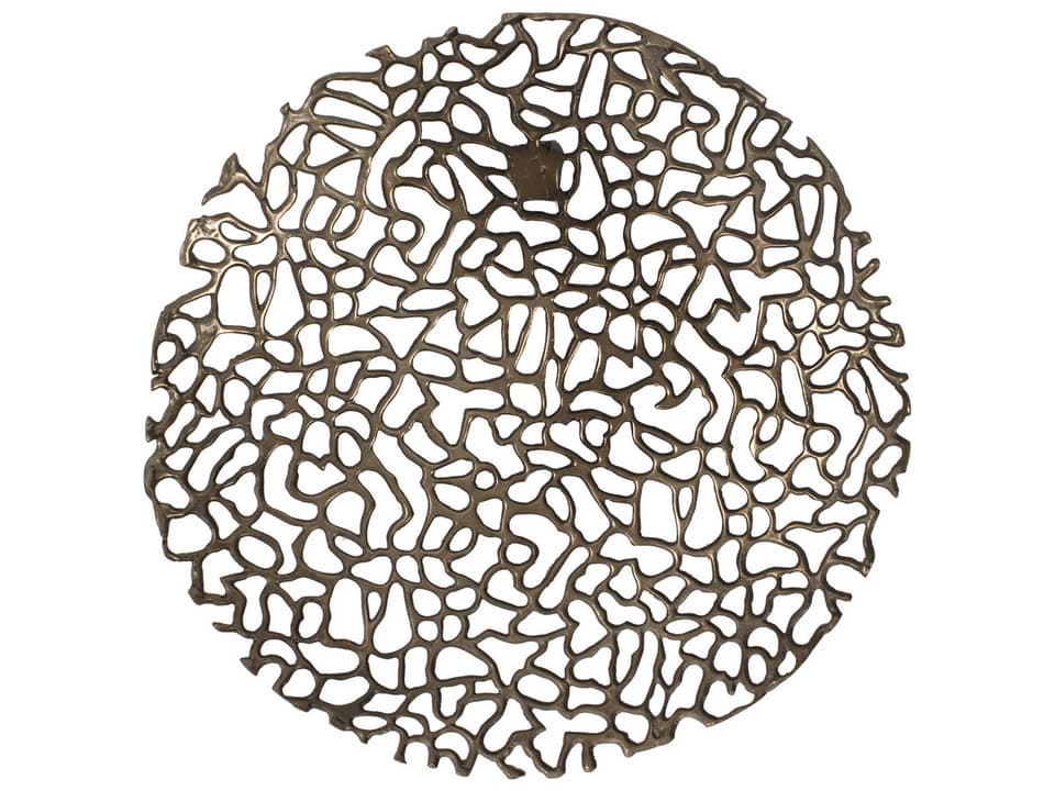Open Work Bronze Metal Wall Art