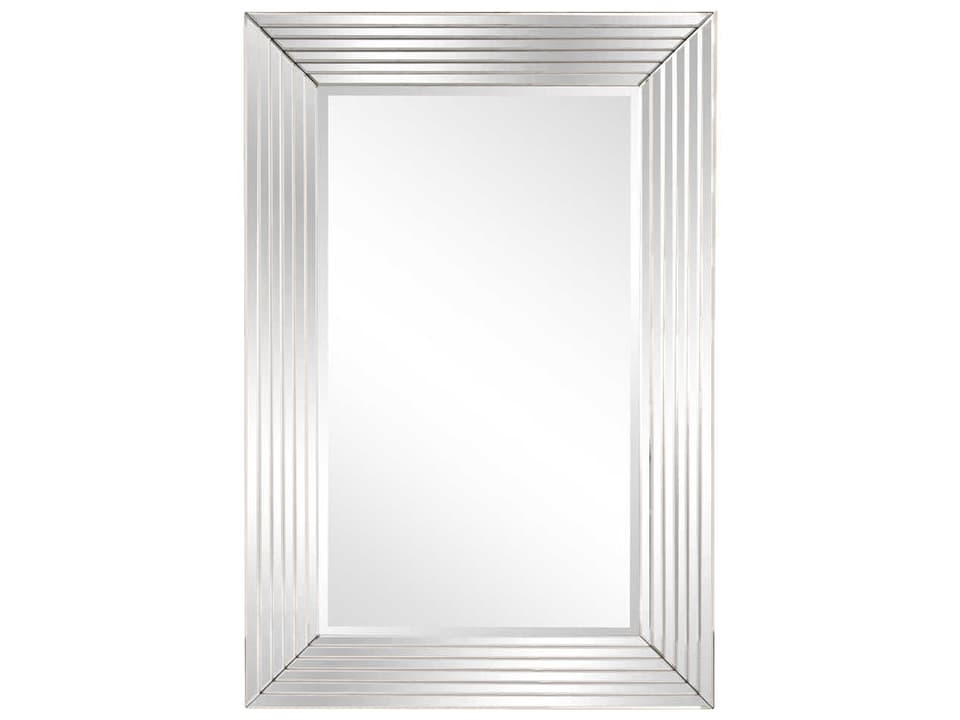 Lenox Rectangle Beveled Mirrored Wall Mirror