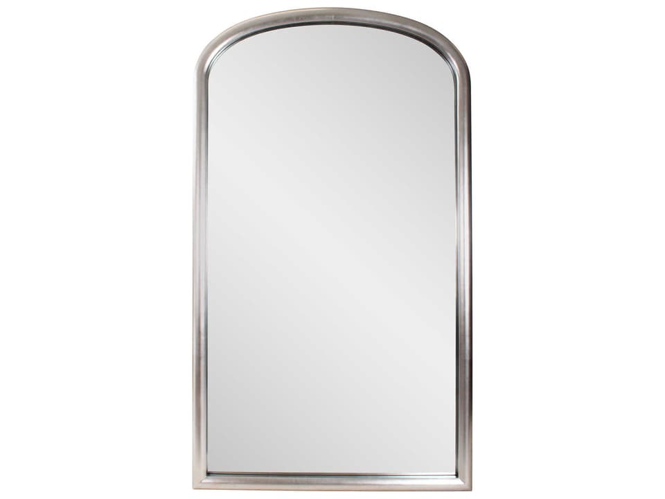 Dario Arched Wall Mirror in Champagne Finish