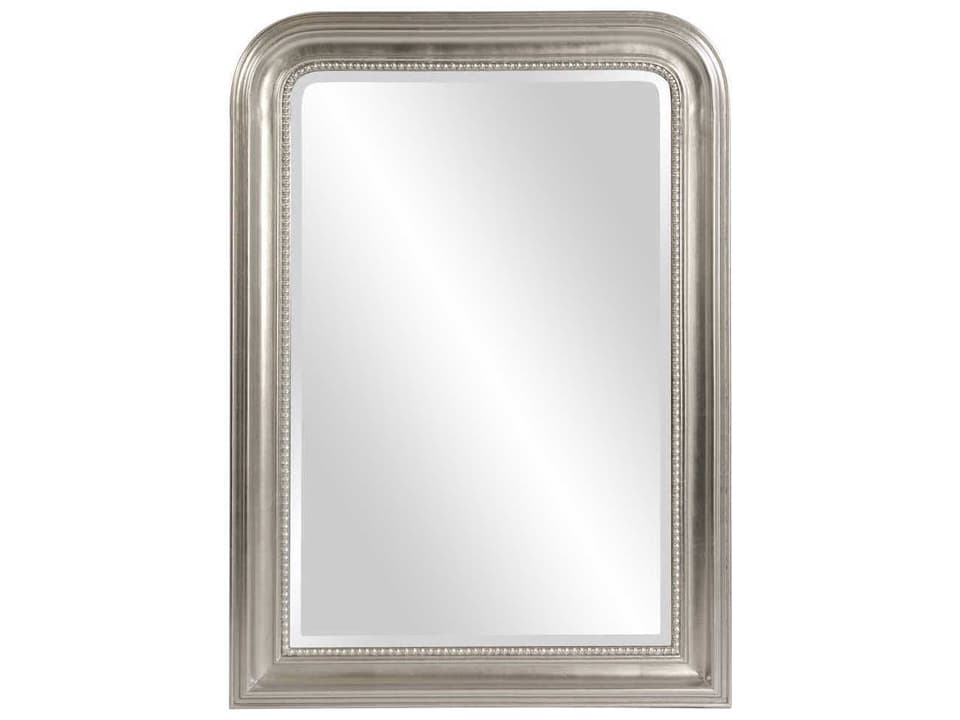 Sterling Bright Silver Rectangular Floor Mirror