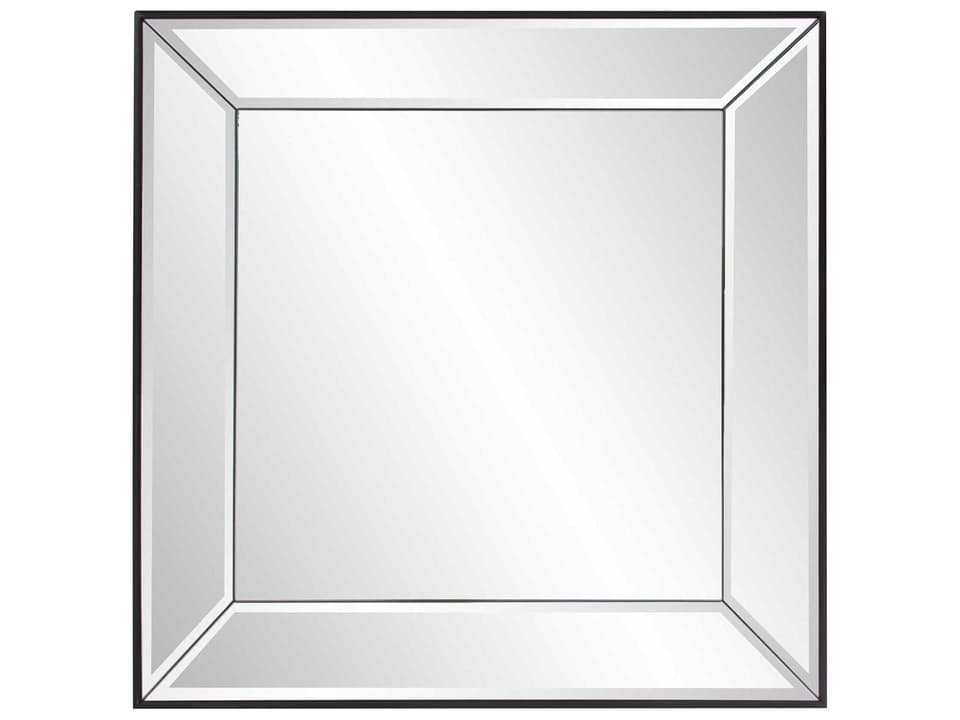 Vogue Square Wall Mirror with Beveled Edges