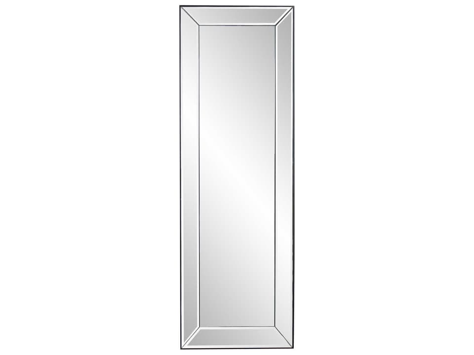 Vogue Tall Rectangular Mirror with Beveled Mirrored Frame