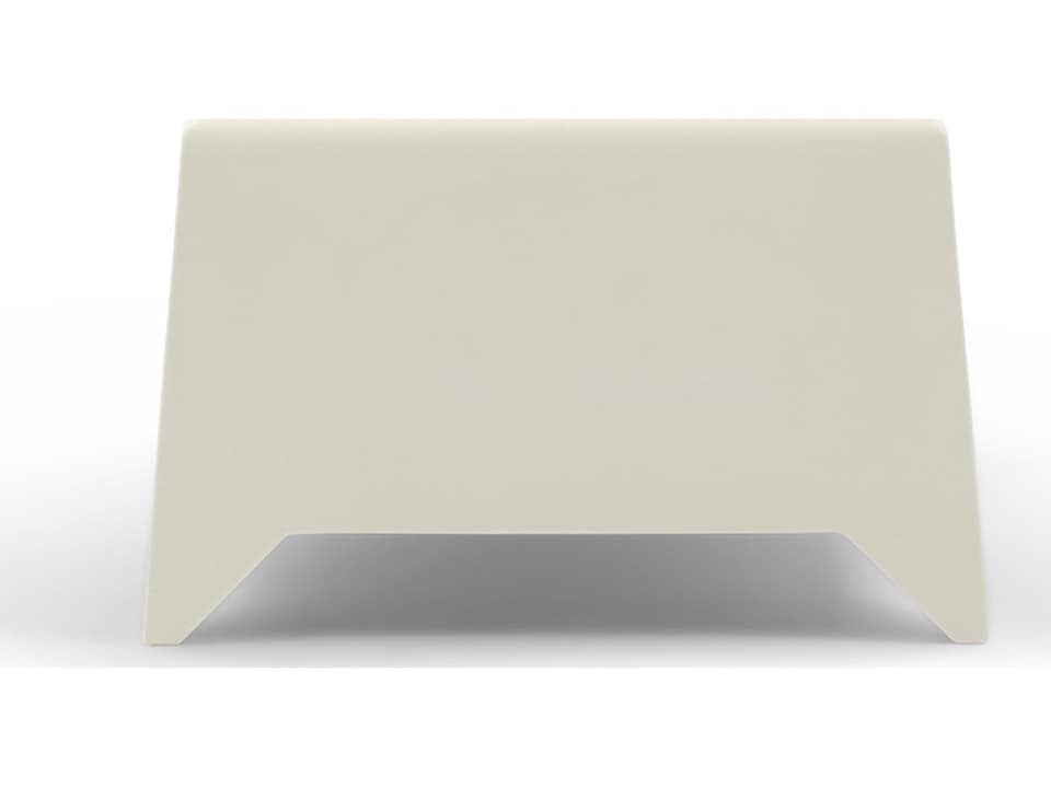 MB 5 Modern Square End Table by Mario Bellini in White