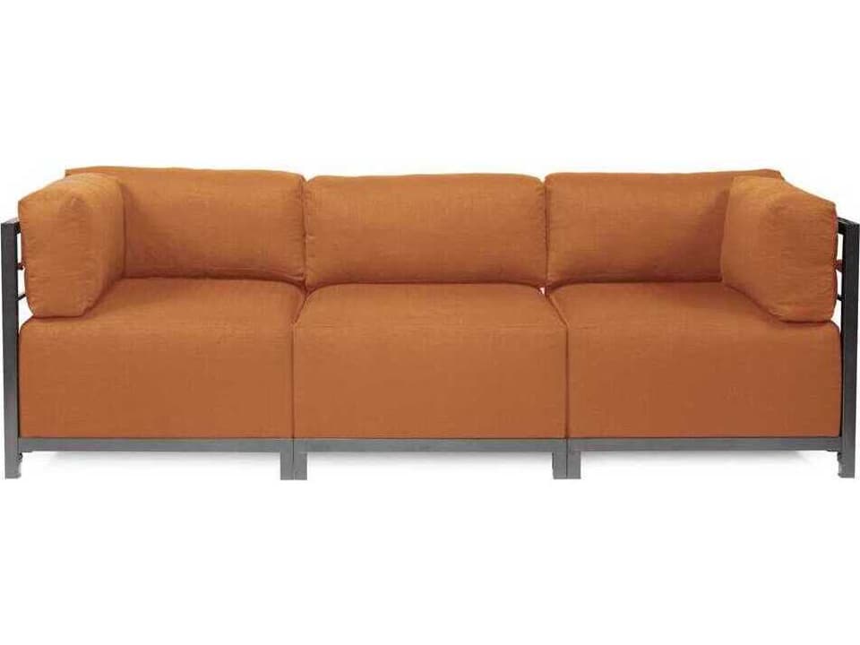Axis Seascape Sofa with Sunbrella Cushions in Canyon