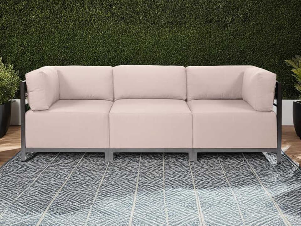 Axis Seascape Sand Sunbrella Fabric Modular Sofa