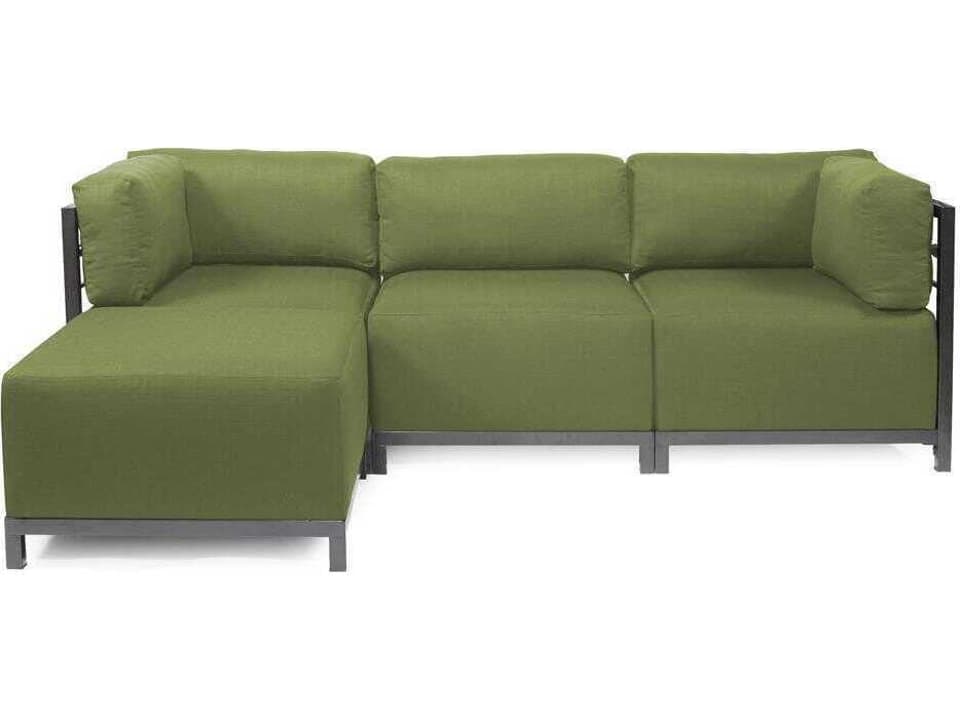 Axis Seascape Modular Fabric Lounge Set in Moss