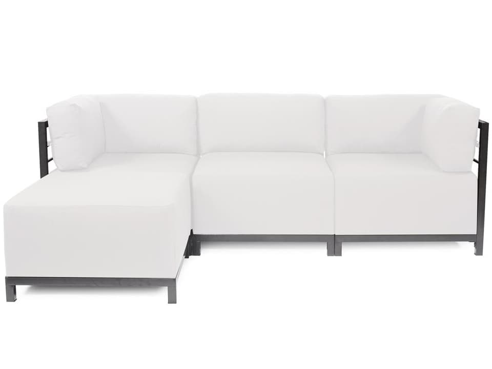 Axis Seascape 4-Piece Modular Sunbrella Fabric Sectional