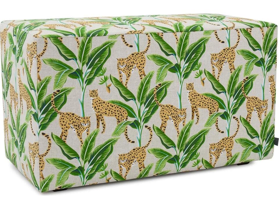 Universal Safari Natural Fabric Cushion Bench