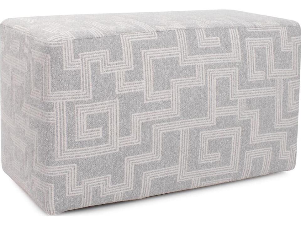 Howard Elliott Syros Universal Fog Fabric Cushion Bench