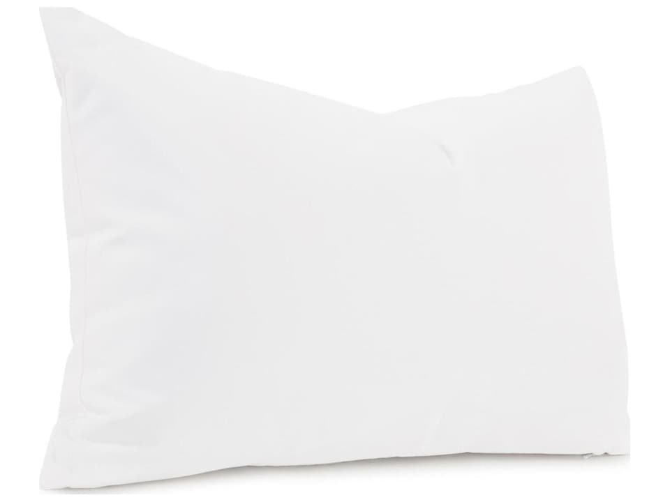 Seascape Lumbar Pillow with Sunbrella Fabric in Natural