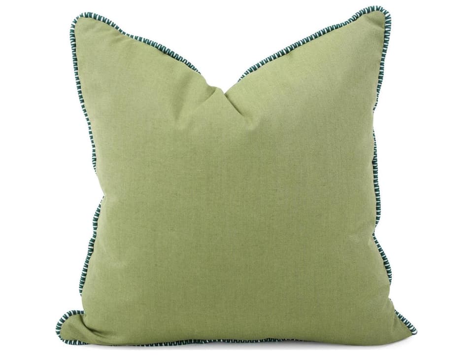 Seascape 20-Inch Sunbrella Square Accent Pillow in Moss