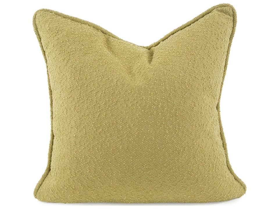 Alicante 20 Inch Square Olefin Throw Pillow in Moss