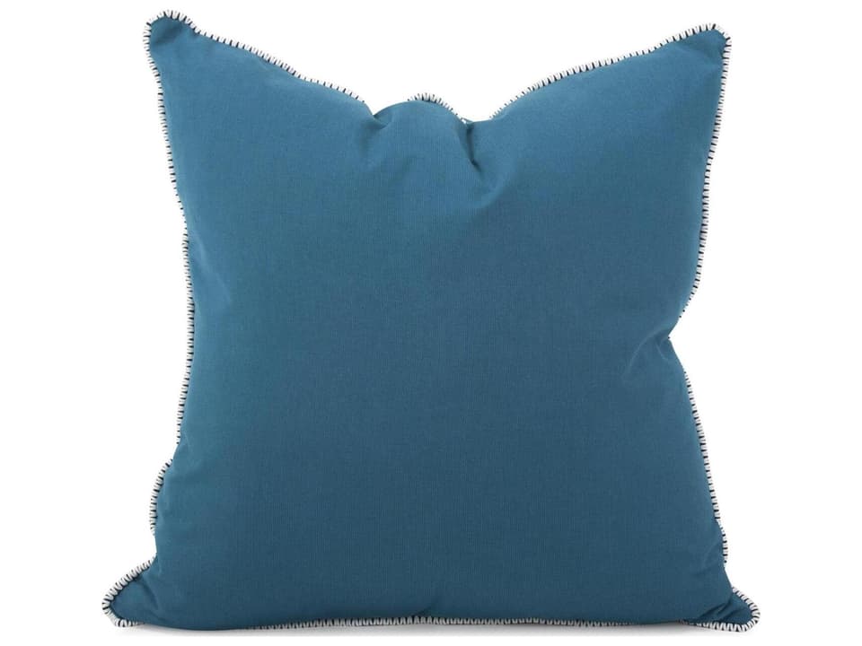 Seascape 20-Inch Sunbrella Outdoor Pillow in Turquoise