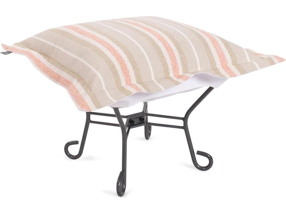 Puff Scroll Dune Terra Cushion Ottoman
