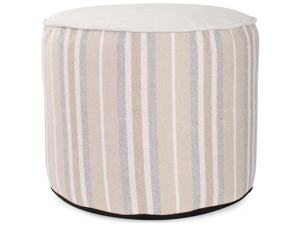 Howard Elliott Dune Sand Fabric Outdoor Ottoman