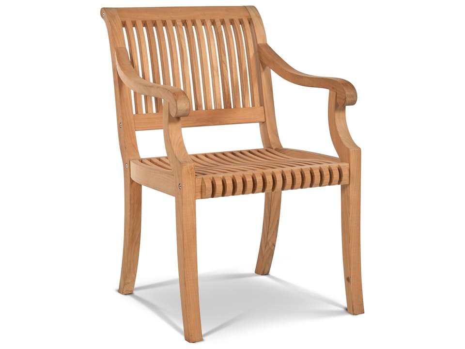 Palm Wood Teak Dining Chair